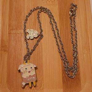 Tokidoki Silver Latte Necklace